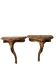 Consoles d'applique bois doré et marbre style Louis XV