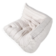 Fauteuil Togo en tissu crème par Michel Ducaroy pour Ligne Roset, circa 1970