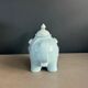 Théière éléphant bleue