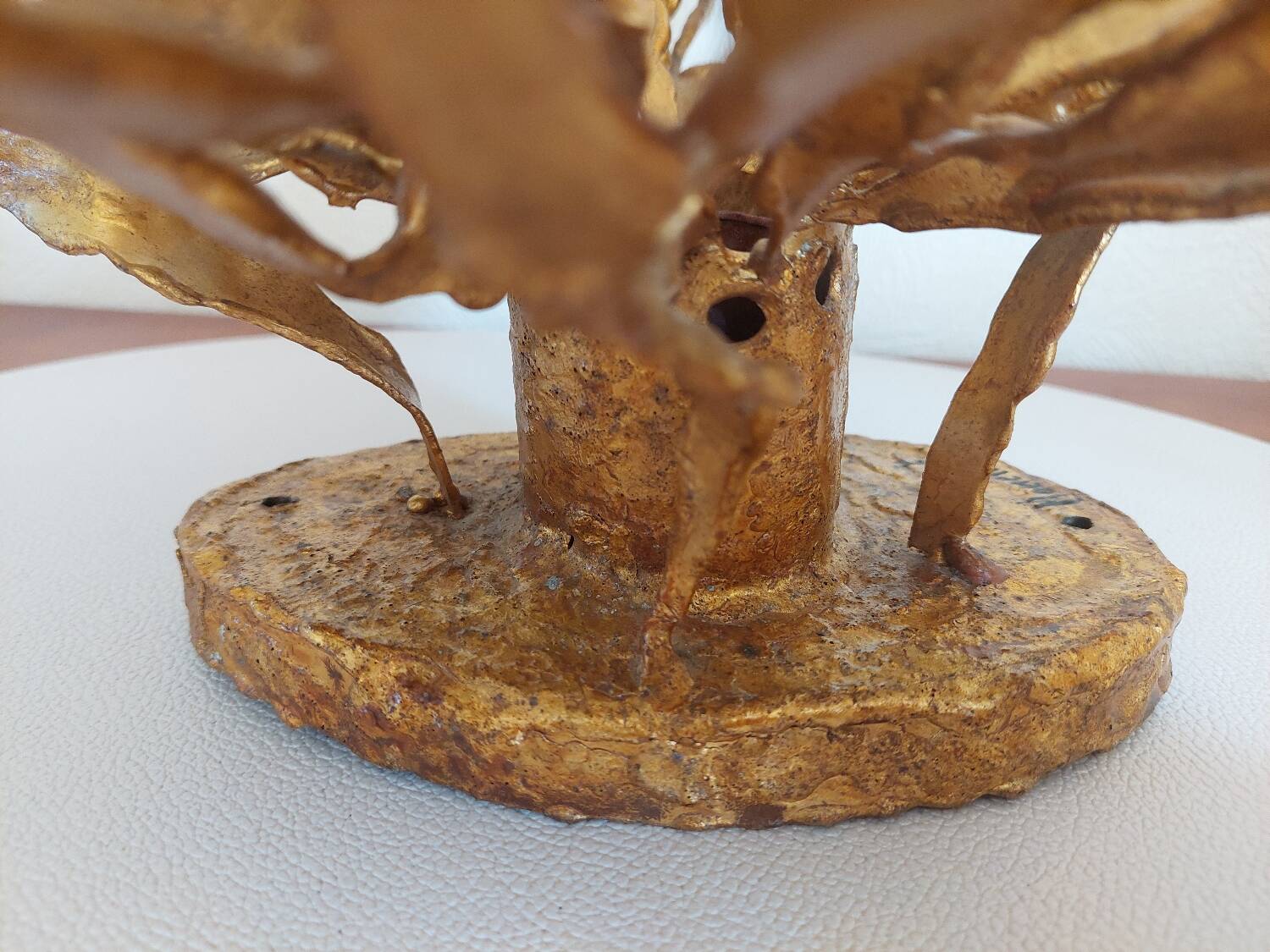 Pair of wall lamps signed moerenhout, belgium 1970s