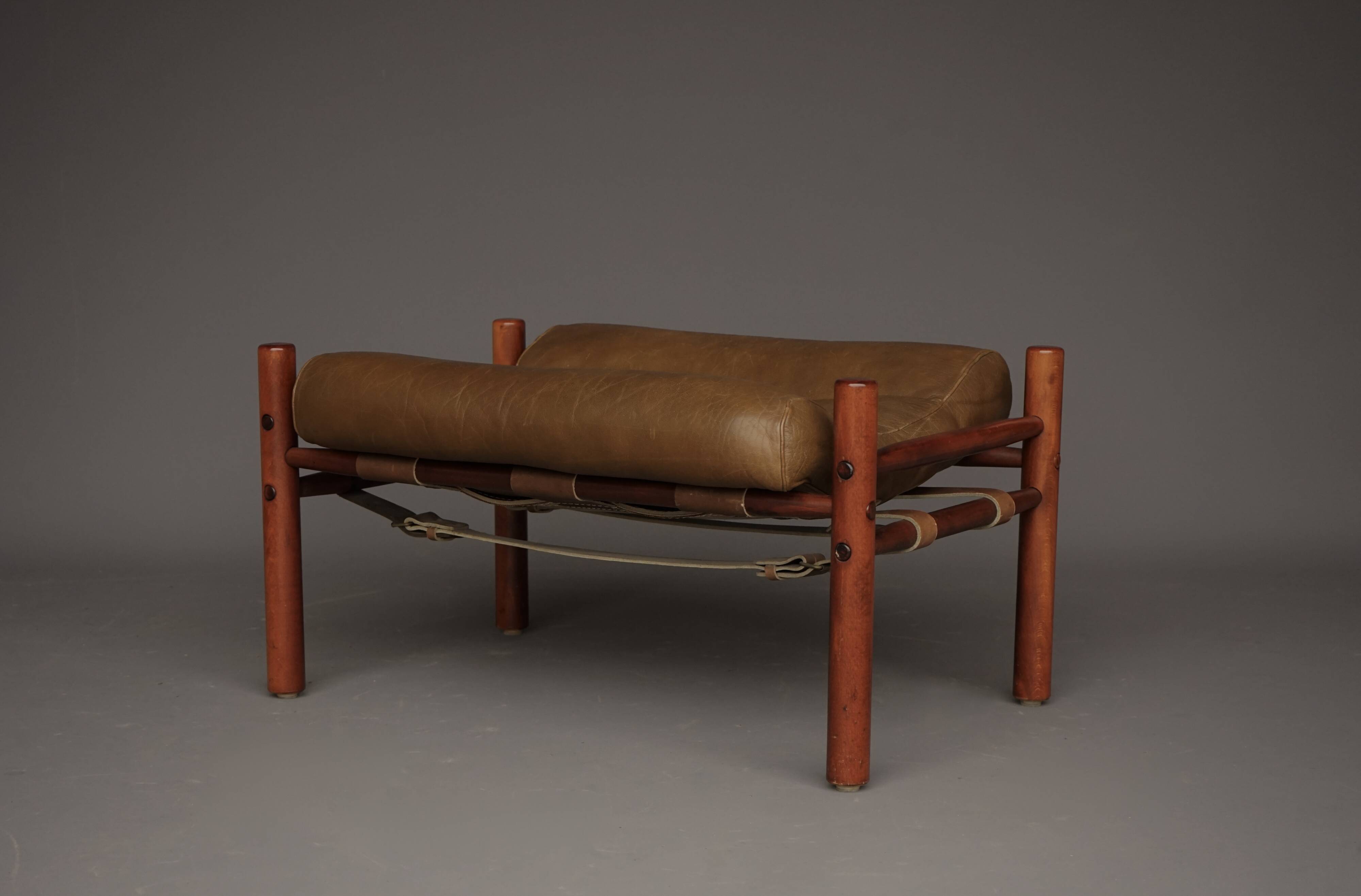 Inca Footstool Ottoman by Arne Norell for Arne Norell AB