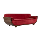 Gondole Art Deco period bench, France 1930