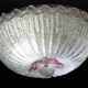 Plafonnier italien en verre de Murano rose