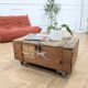 Table basse coffre vintage