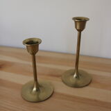 Brass candle holders
