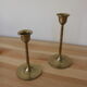 Brass candle holders