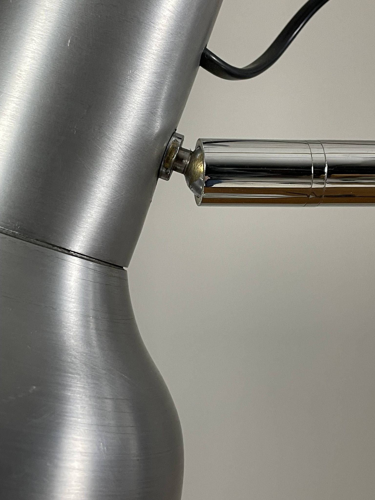 Lampe de bureau en métal des années 1970