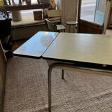Formica and chrome extension table 2 stools 2 chairs