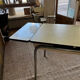Formica and chrome extension table 2 stools 2 chairs