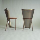 Set of 2 Sevilla EXPO '92 chairs by Frans Van Praet for Belgochrom (#35 & #36 /100)