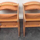 Paire fauteuils SFC 3001 de Michel Mortier  1960