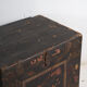 Antique chest painted in pine wood – China, around 1900