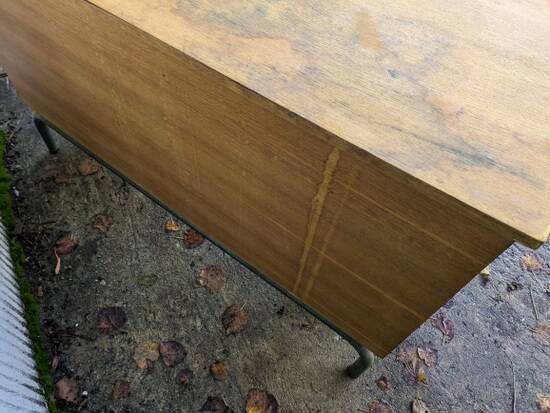 School teacher's desk, adult desk