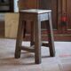 Vintage stool, solid oak stool, accent chair, decor