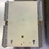 Pair of sconces by Kaiser Leuchten, frosted glass, Germany, 1960