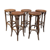 Suite de 5 tabourets de bar