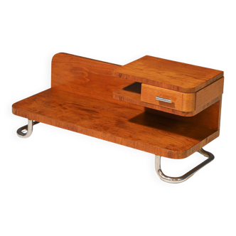 Table d'appoint/de nuit fonctionnaliste | Kovona, années 1940