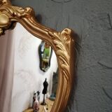 Golden rococo mirror