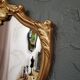Miroir rococo doré