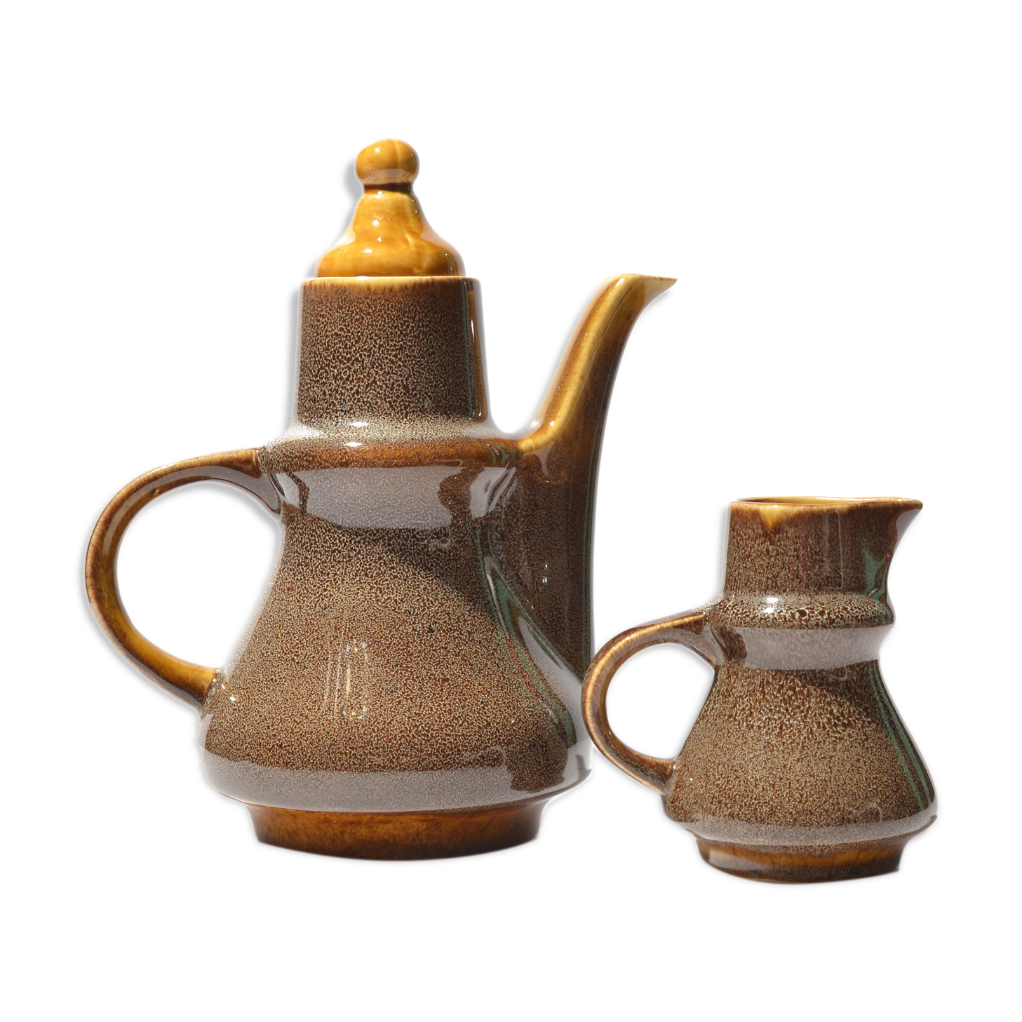 Jug and milk jug, Opal coffee service, designed by A. Sadulski, Poland, 1960s