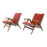 1960s Pair of Tatra Armchairs, Czechoslovakia