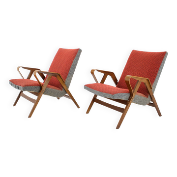 1960s Pair of Tatra Armchairs, Czechoslovakia