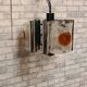 Murano chandelier 1970, Mazzaga chain 55x32x40 chrome and glass
