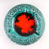 Vallauris ashtray empty ceramic sea foam pockets
