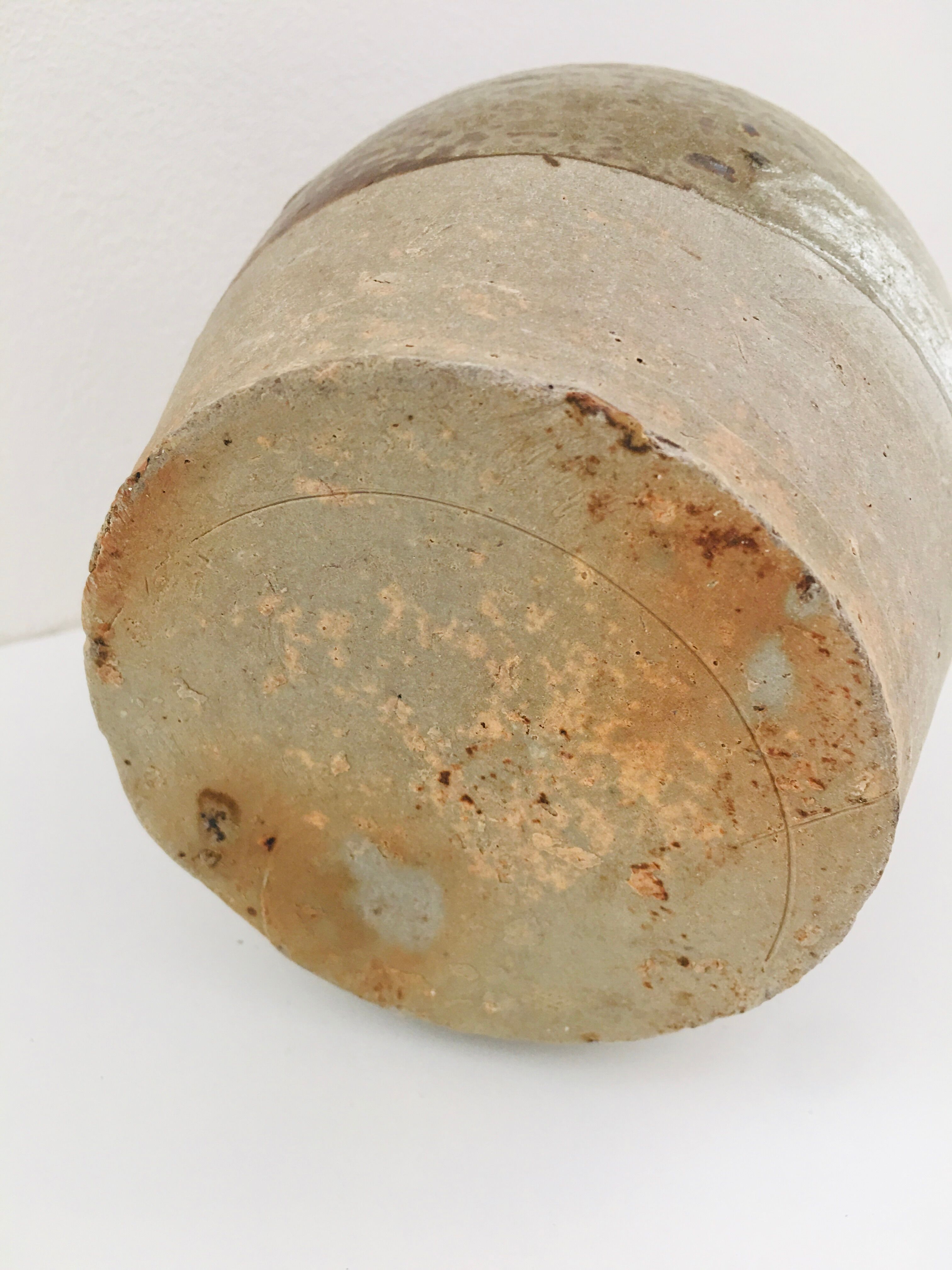 Vintage stoneware pitcher