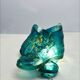 Rare resin table lamp produced by L'isola che non c'è in the 1970s