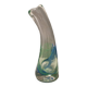 Beau vase en verre fait main, du Danemark des années 1960-70