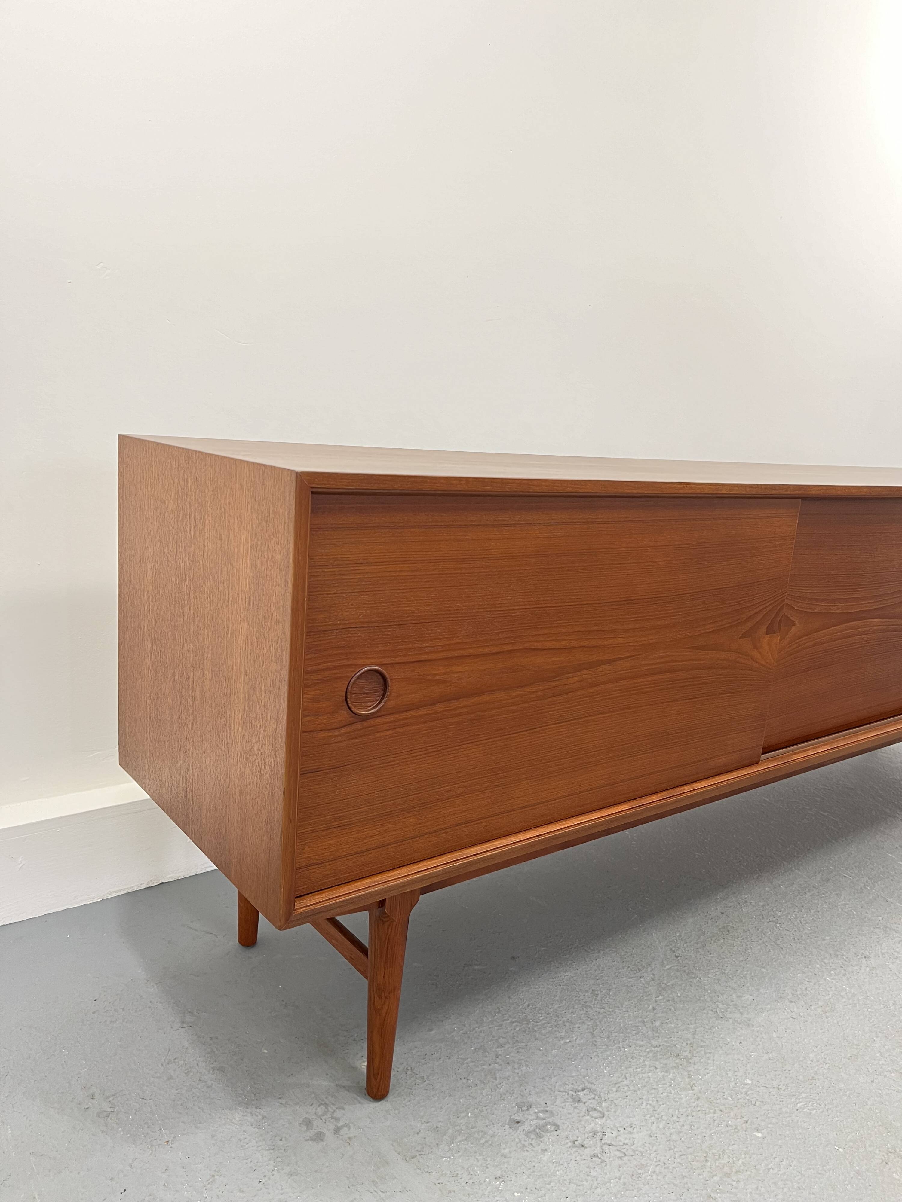 Danish teak sideboard long 220, 1960s