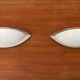 Postmodern German wall lamps from the space age by Glashütte Limburg, set of 2