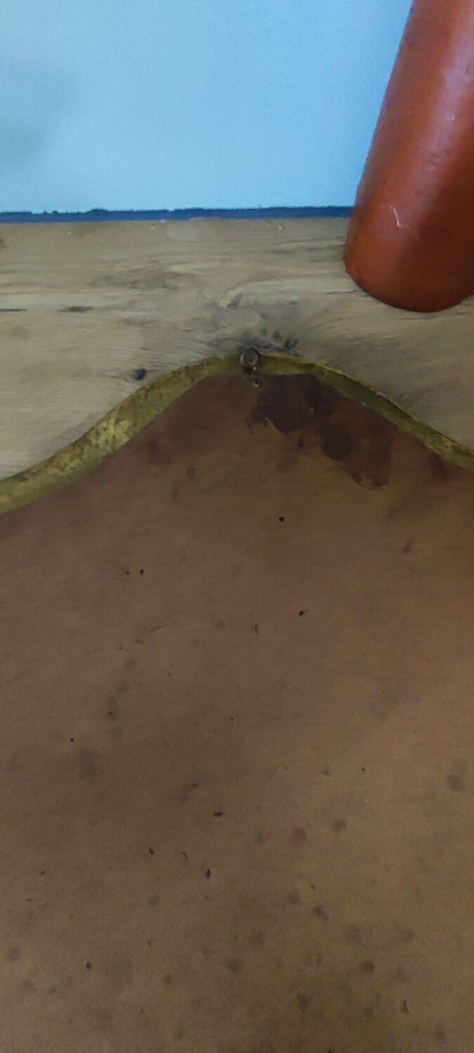 Golden mirror, 44x36 cm