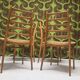 Lot of 4 Scandinavian chairs from the 1970s.
