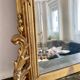 Louis XVI mirror, 19th century, gilded with sheet 136x88cm