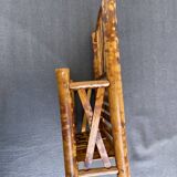 Vintage bamboo tiger wall shelf from the 70s.