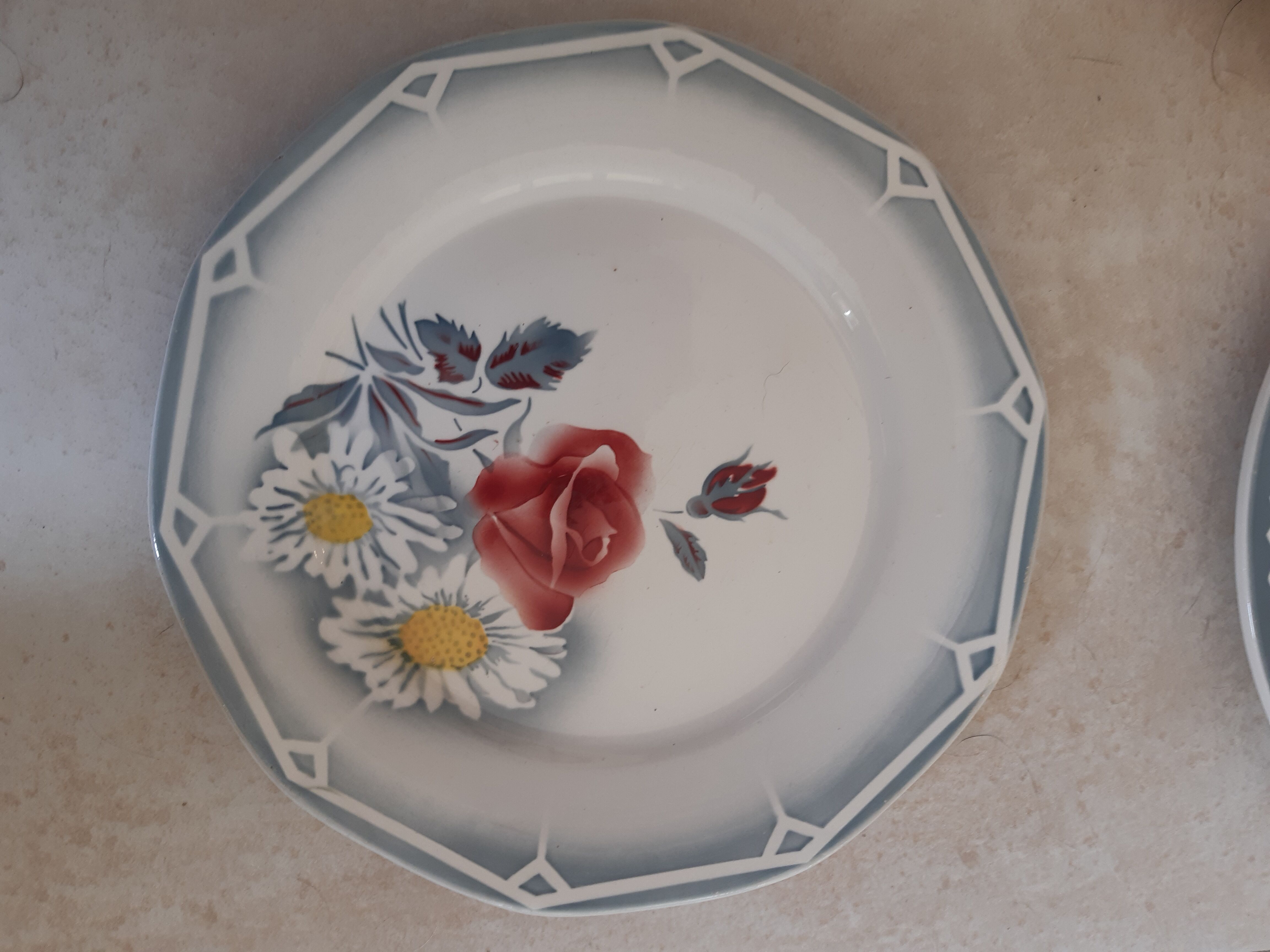 Digoin Sarreguemines plates