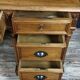 Office Napoleon III era in solid walnut