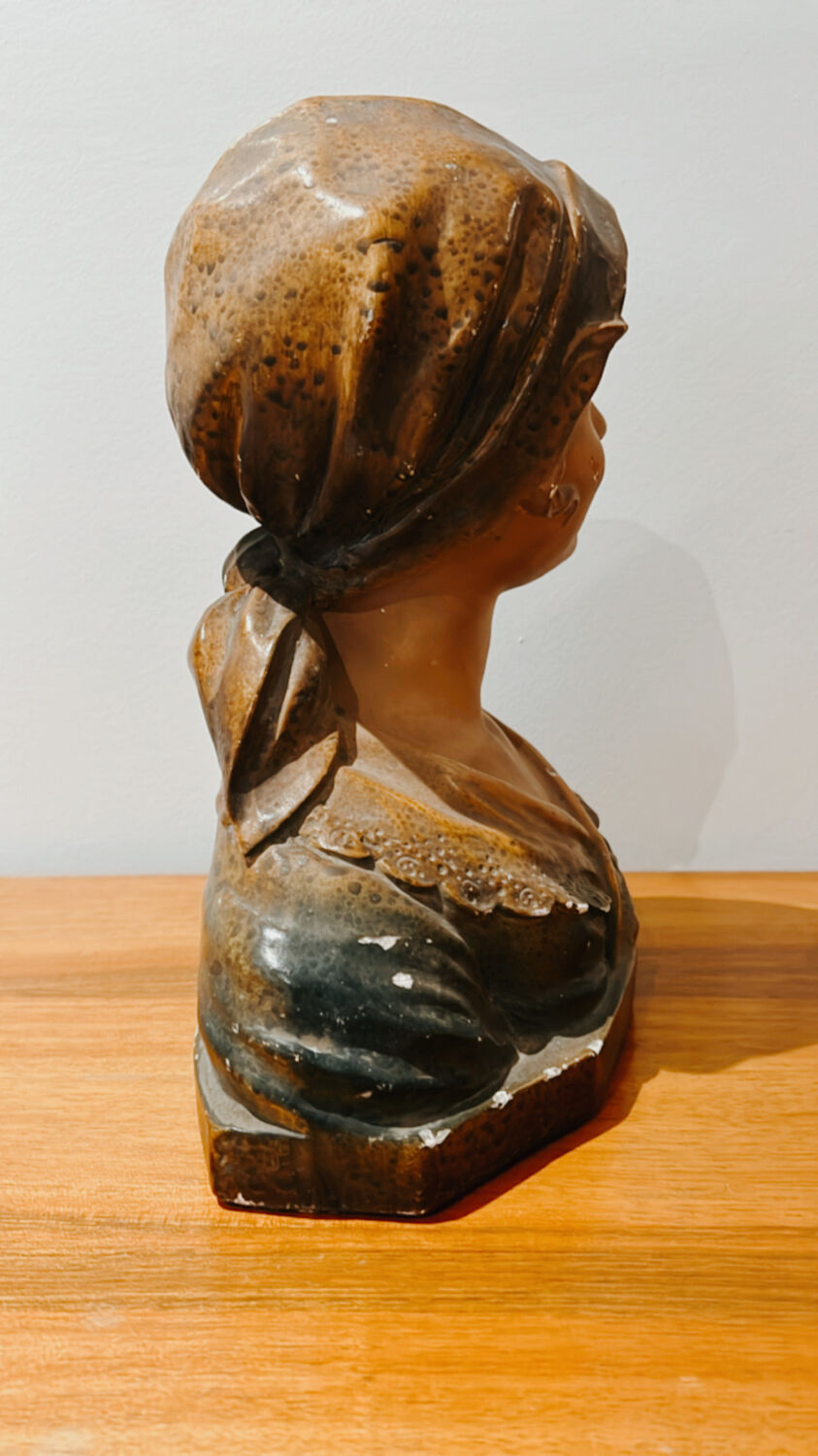 Vintage plaster bust