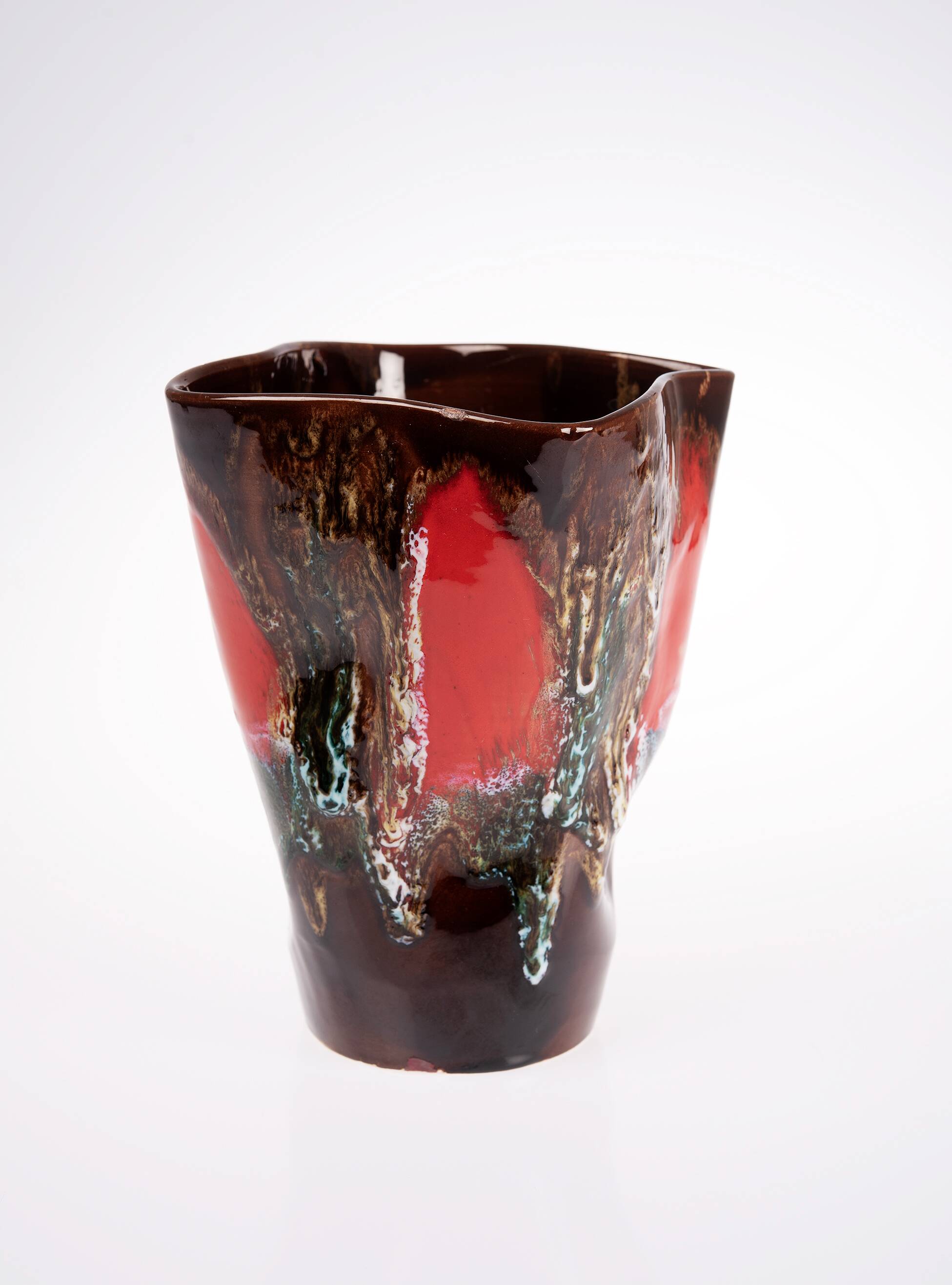 Vase en terre cuite, original de vallauris