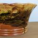 Glazed earthenware planter