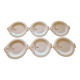 Set de 6 assiettes à poisson en faience de Longwy