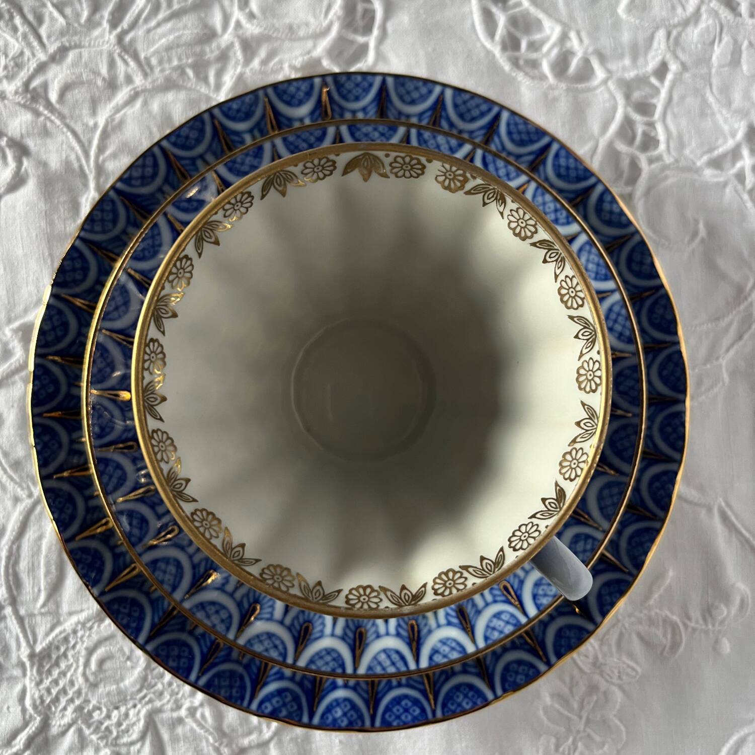 Lomonosov Russian Porcelain Cup Set