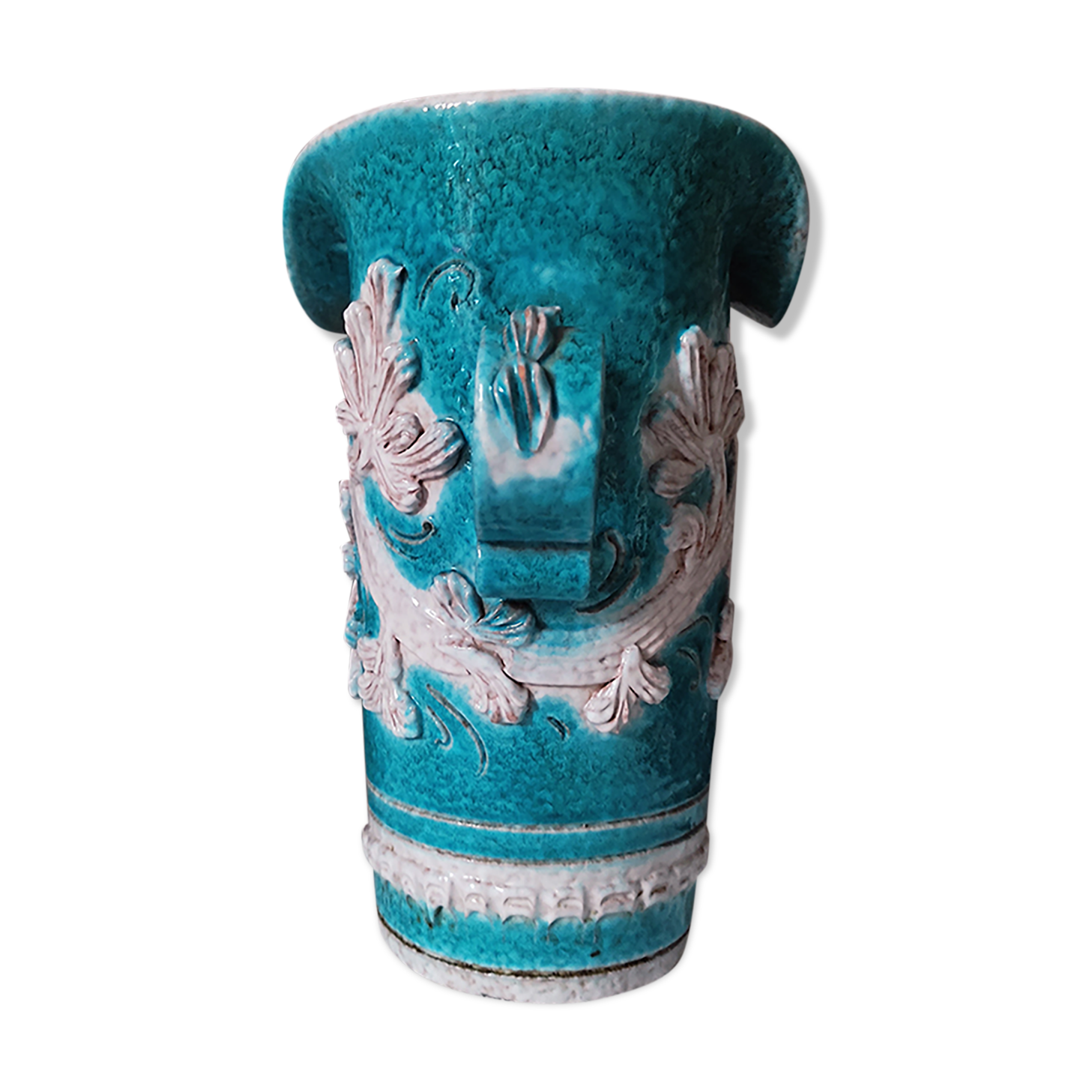 Baroque ceramic vase