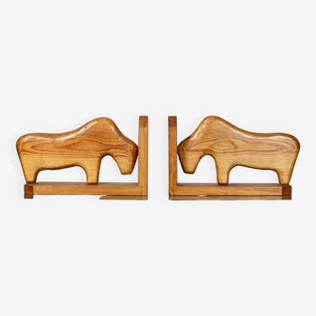 80s pine bookends