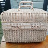 Old suitcase Wicker