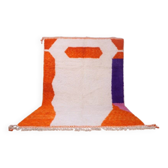 Tapis en laine artisanale taille 140 x 260 cm