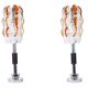 Mazzega. Pair of floor lamps. 1970s.