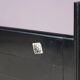 1970s low black plastic cabinet model Multiplo Harvey Guzzini Italy for Kastilia